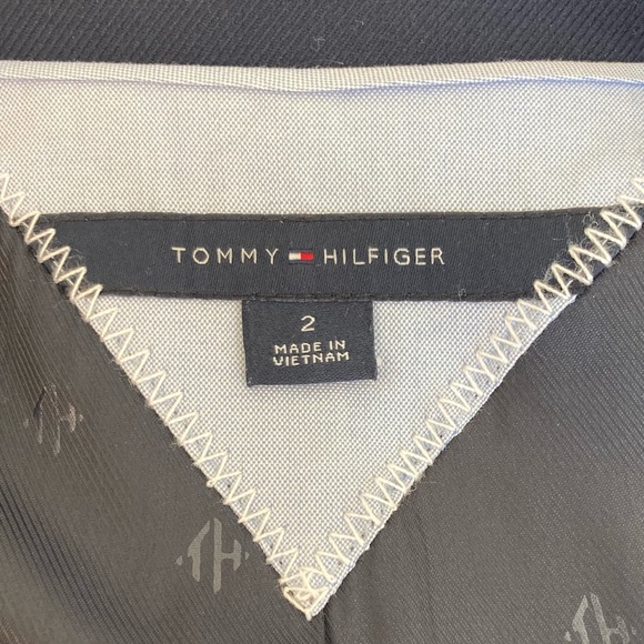 Tommy Hilfiger Navy Blue Blazer with Gold Button Detail Womens Size 2 - Picture 4 of 6